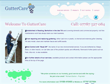 Tablet Screenshot of guttercare.co.uk